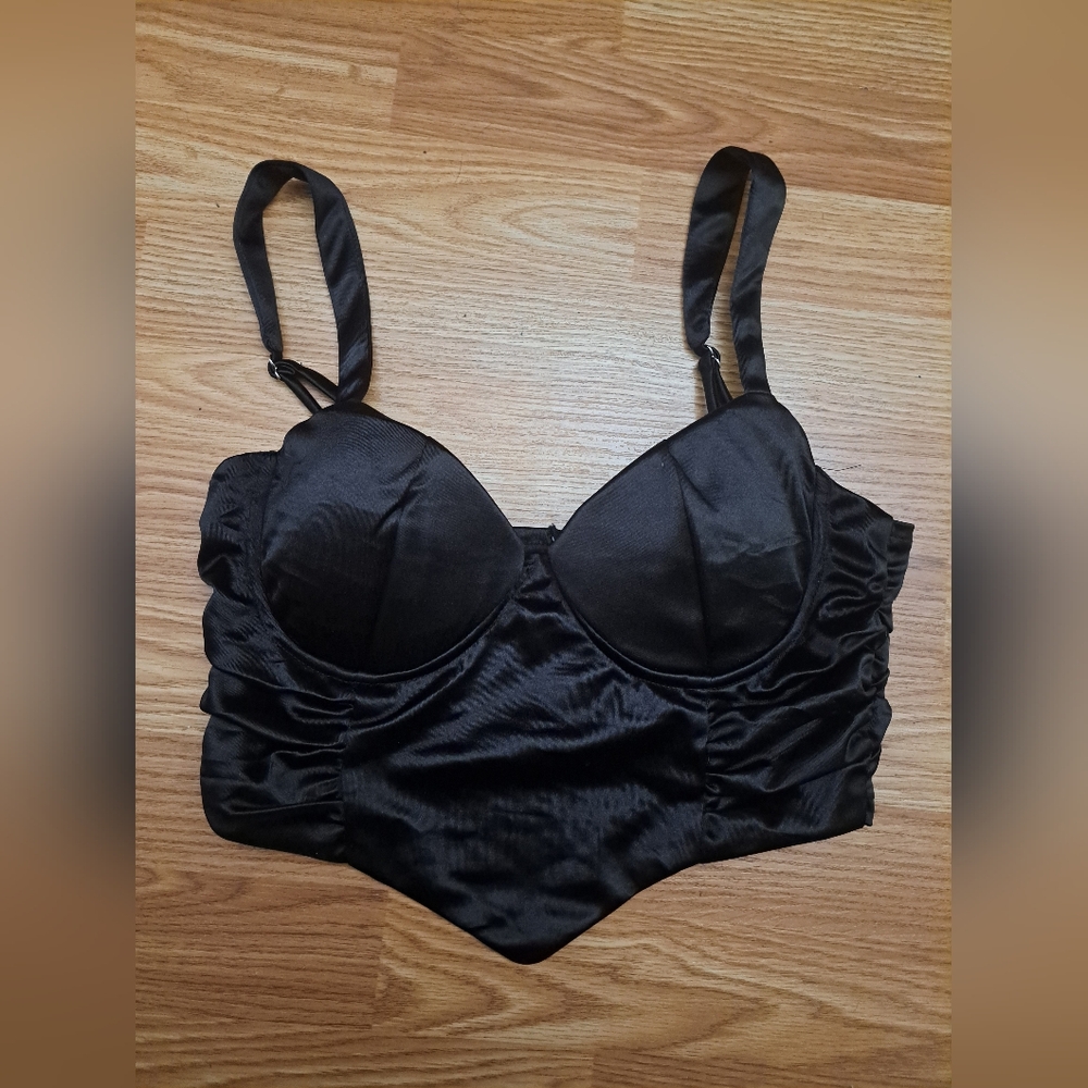 2/$20 Black corset top